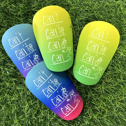 Espinilleras de fútbol, ​​miniespinilleras protectoras de fútbol, ​​resistentes al desgaste, con absorción de impactos, EVA, para entrenamiento infantil.