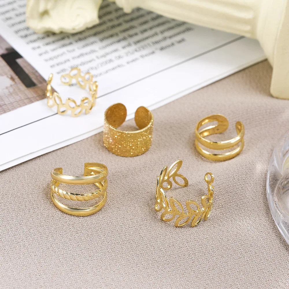 5Pcs/set Ear Clip Set for WOMEN'S Personalized Minimalist C- shaped Ear Bone Clip Set with Ear Accessories without Ear Holes