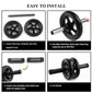 Roue abdominale silencieuse pour exercices de musculation à domicile