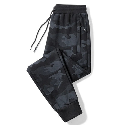 Pantalon de jogging camouflage fin pour homme, avec poches zippées, style streetwear, survêtement, vêtements de sport, jogging, grande taille 5XL Z1