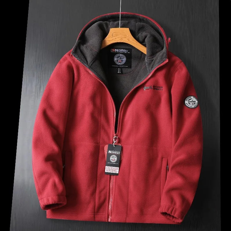 Nuevas parkas de invierno con capucha para hombre, chaquetas polares de calidad para exteriores, chaquetas holgadas de plumón a la moda, talla 3XL.