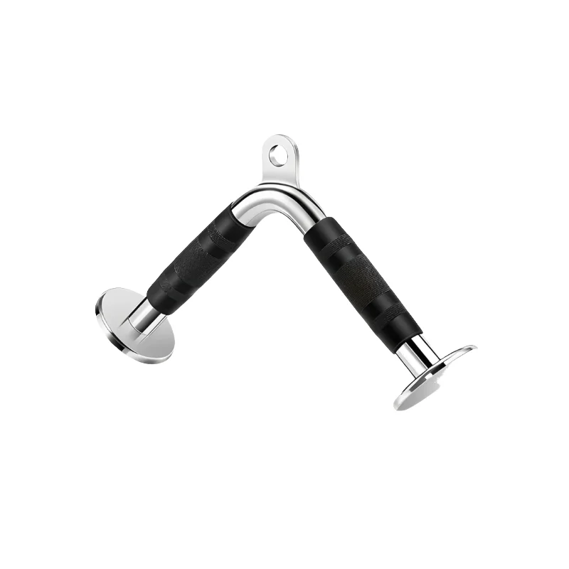Équipement de portique pour l'entraînement des biceps, corde de traction à double tête, accessoires de gymnastique, poignée de presse inférieure pour triceps, muscles latéraux des triceps