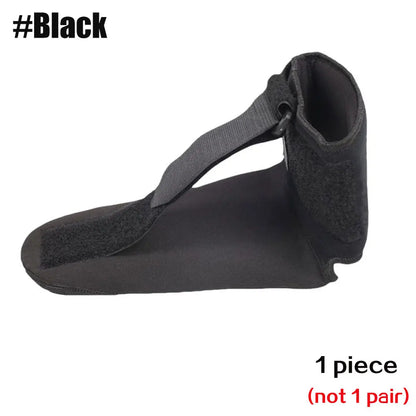 Férula nocturna de compresión para fascitis plantar, soporte ortopédico para pie caído dorsal, férulas de bota elásticas suaves para pies.