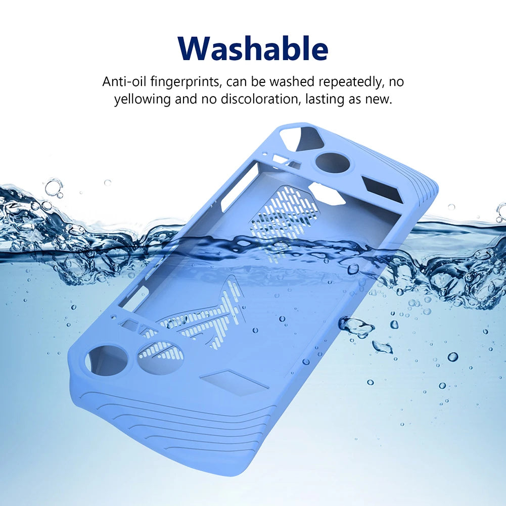 Soft Silicone Protective Cover Game Console Case Anti-Scratch Dustproof Protector Shell Sleeve for ASUS ROG Ally Game Accessorie