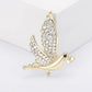 Metal Brooches Peace Dove Pins For Women Fashion Girls Corsage Festival Brooch Gifts Simple Banquet Dress Accessories Jewelry