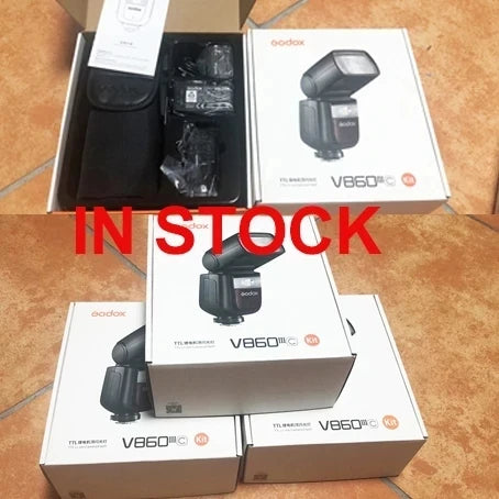 Godox V860III V860 III Flash pour appareil photo E-TTL II HSS Speedlite pour Canon Sony Nikon Fujifilm Olympus Panasonic Pentax Light