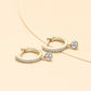 Huggie Drop Earrings Real D Color VVS1 Moissanite Diamond Hoops Earrings 925 Silver Woman Jewelry original Certified Trend 2023