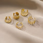 5Pcs/set Ear Clip Set for WOMEN'S Personalized Minimalist C- shaped Ear Bone Clip Set with Ear Accessories without Ear Holes