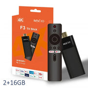 MX10 F3/MX10 mini TV stick android13 h618 ATV 4K HD TV box 2.4/5G WiFi smart TV receiver for Google YouTube Netflix media player