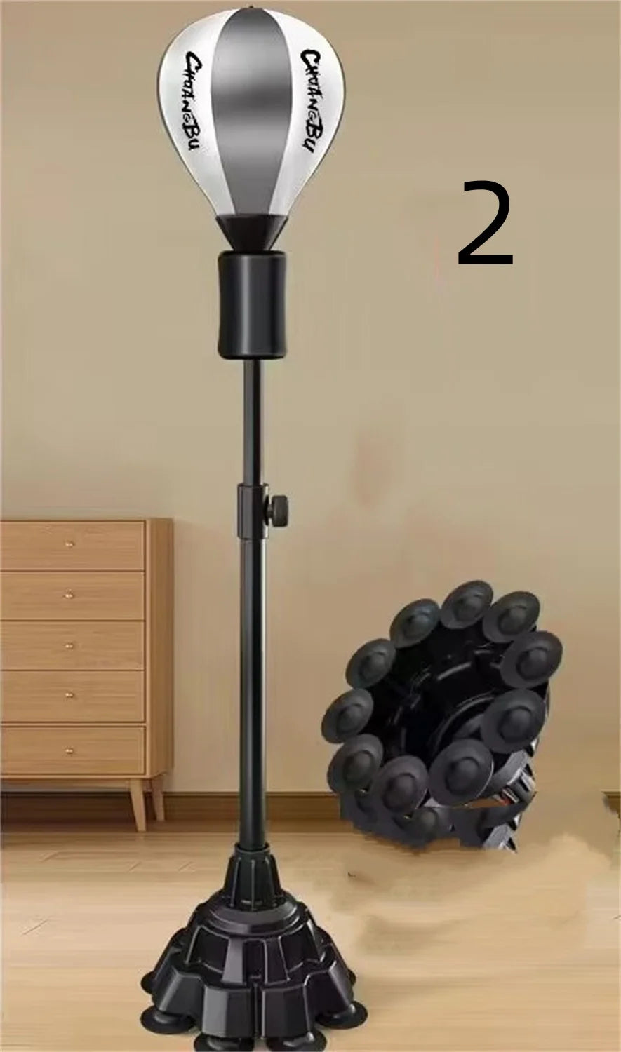 7254 Boxing reaction ball home tumbler punching bag for children and adults can be trained