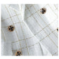 Tweed White Suit Jacket Women's 2024 Autumn Winter New Coat Casual Small Fragrance Outwear Ladies Temperament Blazer Female Top