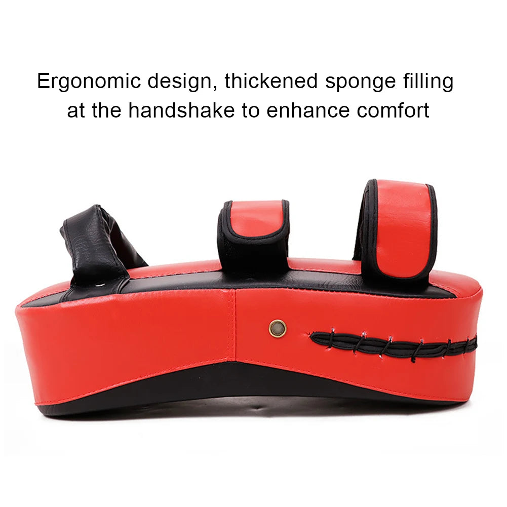 Taekwondo Boxing Target Arc-Shaped Kick Punch Shield Pad Adjustable Karate Punching Pad for Martial Arts Training