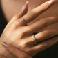 MODIAN D Color Stackable Moissanite Ring 925 Sterling Silver Beads Sparkling Trendy Rings For Women Party Vacation Jewelry