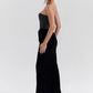 Mozision Off-shoulder Strapless Sexy Maxi Dress For Women Elegant Sleeveless Backless Bodycon Club Party Evening Long Dress