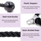 Équipement de portique pour l'entraînement des biceps, corde de traction à double tête, accessoires de gymnastique, poignée de presse inférieure pour triceps, muscles latéraux des triceps