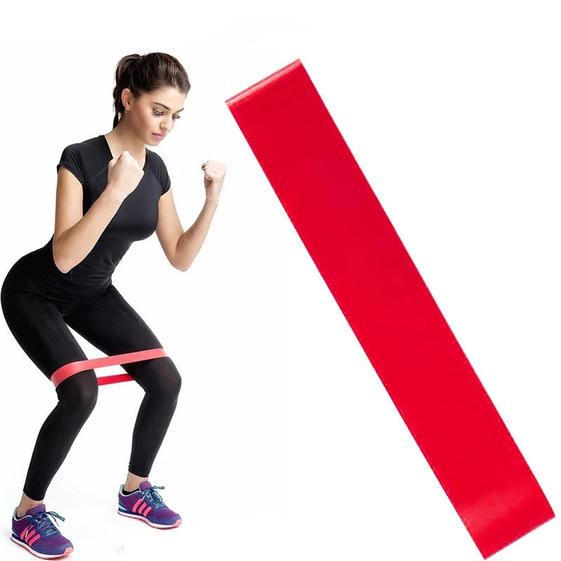 Bandas de resistencia deportivas de varios colores para yoga, equipo de gimnasio, TPE, bandas elásticas para fitness en casa, entrenamiento de fuerza para Pilates.