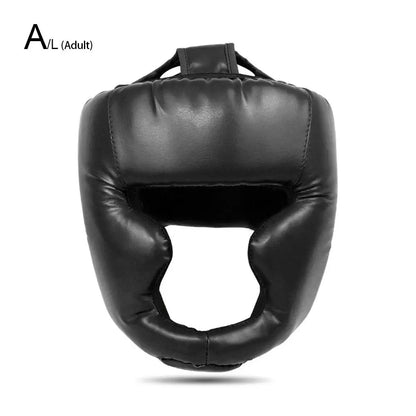 Casque de boxe intégral pour enfants et adultes, équipement d'entraînement Muay Thai, protection de la tête pour le taekwondo, équipement de protection pour la tête, casques et couvre-chefs