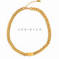 Exaggerated Stainless Steel Cuban Chain Choker Necklace for Women In Hip-hop Style