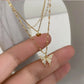 Fashion Tulip Drop Pendant Necklace for Women Luxury Shiny Zircon Accessory Clavicle Chain Necklace Sweet Girl Jewelry Gift 2024