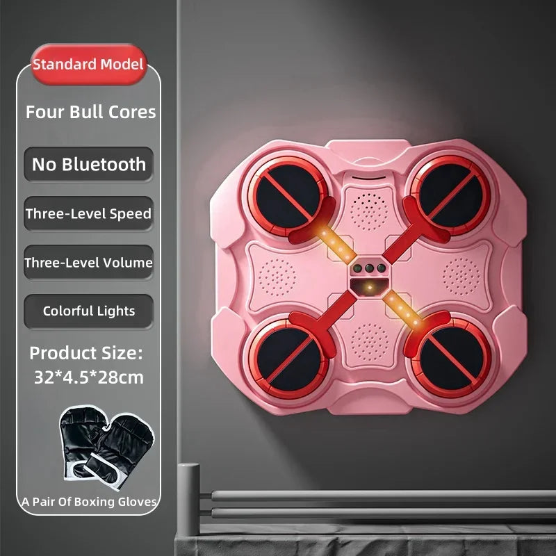 Boxing Music Machine Children's Boxing Wall Target Home Wall-Mounted Boxing Machine Six-Target Intelligent Boxing Training