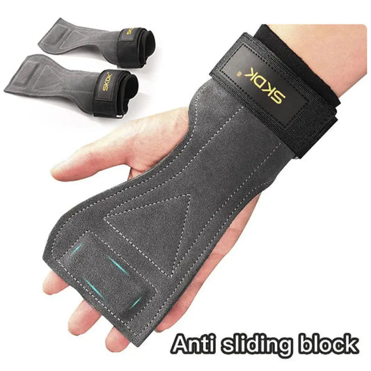 Lot de 2 gants de sport antidérapants et résistants à l'usure pour la protection des poignets et la force de préhension