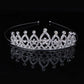 Tiaras y coronas para niñas, diademas, coronas de cristal para novias, accesorios para fiestas de bodas, joyas para el cabello, adornos, tocado