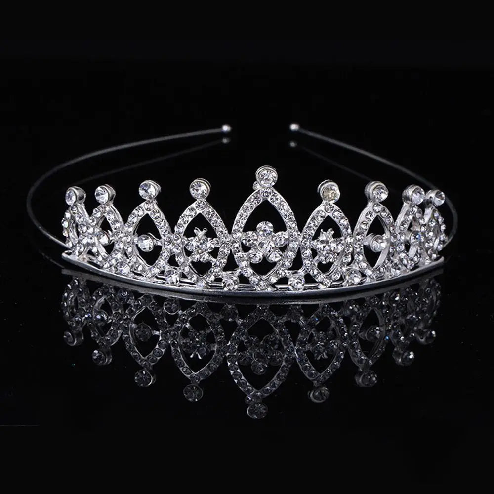 Tiaras y coronas para niñas, diademas, coronas de cristal para novias, accesorios para fiestas de bodas, joyas para el cabello, adornos, tocado