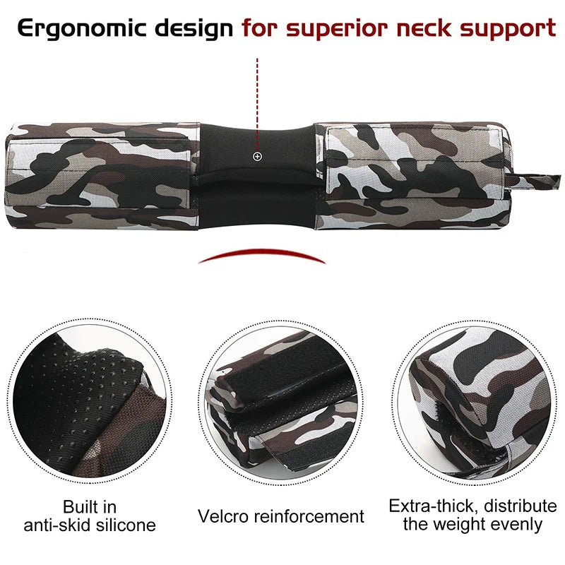 Almohadilla para sentadillas con barra, almohadilla para hombros, empuje de cadera, funda de espuma para barra, bolsa suave para entrenamiento de levantamiento de pesas, equipo para hombres y mujeres, equipo de gimnasio y fitness.