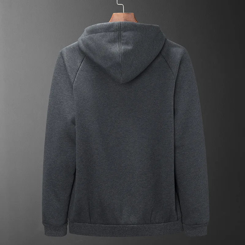 Sudaderas con capucha para hombre, sudaderas de invierno de lana gruesa, chaquetas con capucha de talla grande, abrigos de lana para hombre, cárdigan de lana de cordero para hombre, sudaderas con capucha