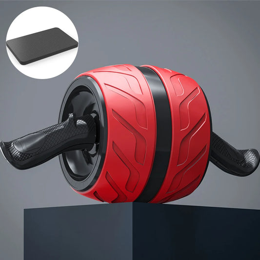 Rouleau abdominal de rebond, roue abdominale saine avec tapis de genou, équipement d'entraînement pour abdominaux pour la musculation à domicile