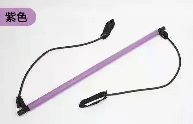 Barra de Pilates multifuncional para fitness, equipo de Pilates, yoga, entrenamiento elástico en casa, cuerda de fuerza de tracción