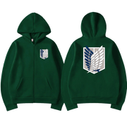 2023 New Arrival Bomber Jacket Men Long Sleeve Casual Baseball Uniform Coat Attack on Titan Shingeki No Kyojin Ackerman Jackets