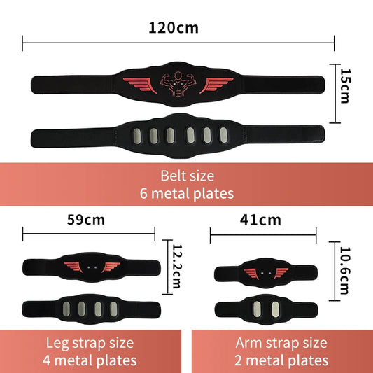 Ceinture amincissante pour abdominaux, stimulateur musculaire EMS, affichage de la consommation de calories, équipement de fitness pour la perte de poids des bras et des jambes