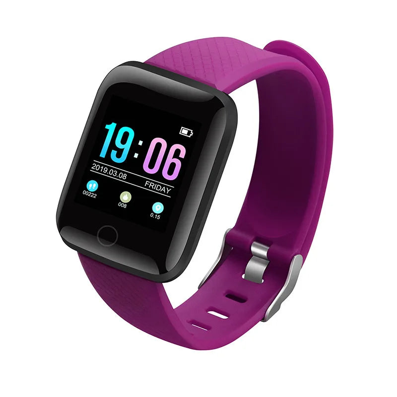 Smart Watch Men Women Message Bracelet Birthday Gift Sport Fitness Tracker D13 Smartwatch Wristwatches 116 Plus