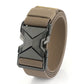 HSSEE New 105cm to 125cm Elastic Belt for Men Metal Buckle Quick Release Military Tactical Belt Soft Nylon Casual Belt Male