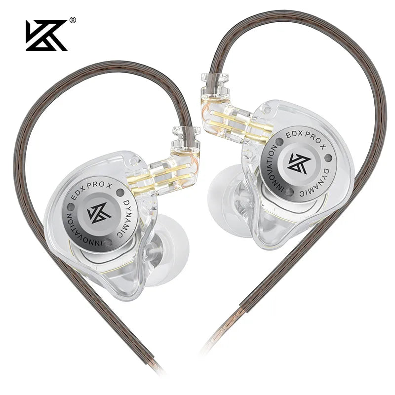 KZ EDX Pro X dynamic driving headphones in-ear monitoring earplugs HIFI bass hi-fi headphones stage sports headphones