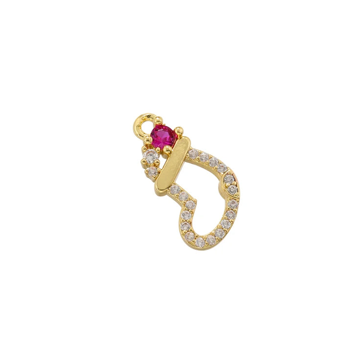 ZHUKOU christmas charms for jewelry making Lovely Christmas Tree series pendants DIY Handmade Jewelry Making accessories VD1383