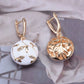 2025 New Fashion Black White Enamel Drip Oil Metal Alloy Hanging Earrings Women Indian Statement Vintage Earring Jewelry