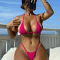 2024 New Sexy Mini Bikini Micro Extreme String Swimwear Bikini Set Summer Female Padded Brazilian Thong Bathing Suit Swimsuit