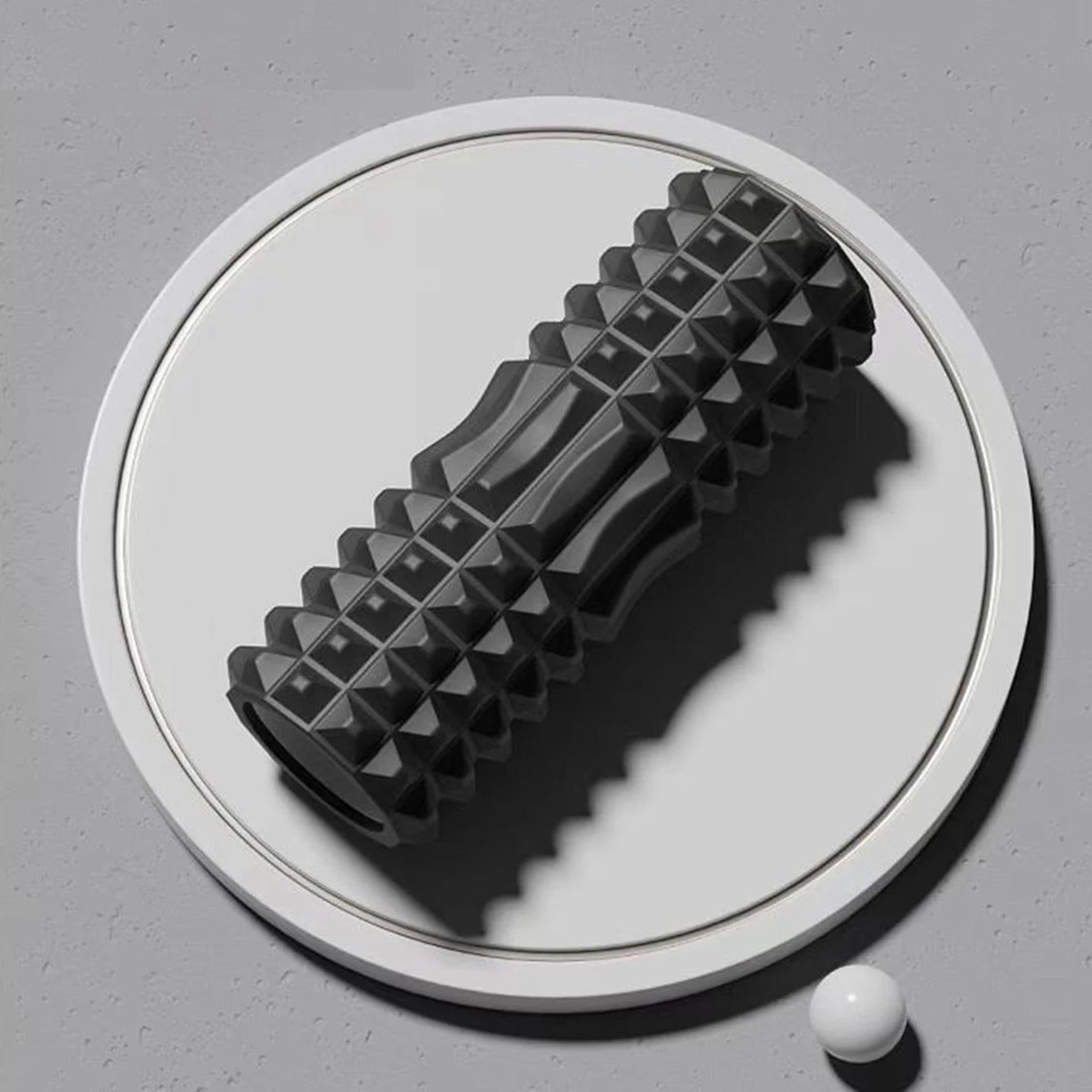 Rouleau de mousse de yoga de 45 cm, bloc de massage musculaire, outils de Pilates, colonne de yoga, ensemble de rouleaux de mousse de fitness, équipement d'exercice de brique de yoga