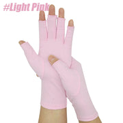 1Pair Arthritis Compression Gloves for Women Men,  Fingerless Hand Thumb Therapy Wristband Gloves for Typing and Daily Work