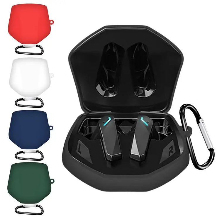 Headphone Storage Case Silicone Carry Bag ForLenovo GM2 PRO Earphone Travel Bag Silicone Case For Wireless Headphones