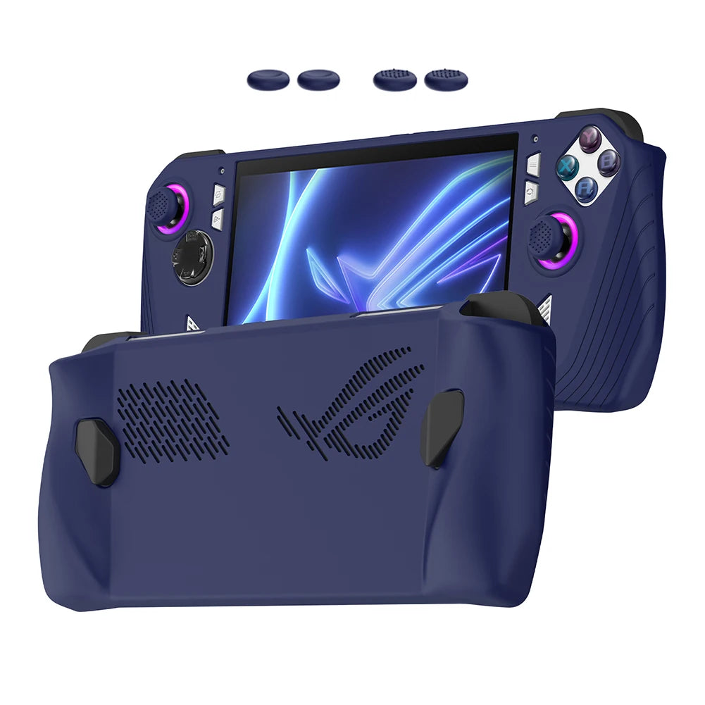 Soft Silicone Protective Cover Game Console Case Anti-Scratch Dustproof Protector Shell Sleeve for ASUS ROG Ally Game Accessorie