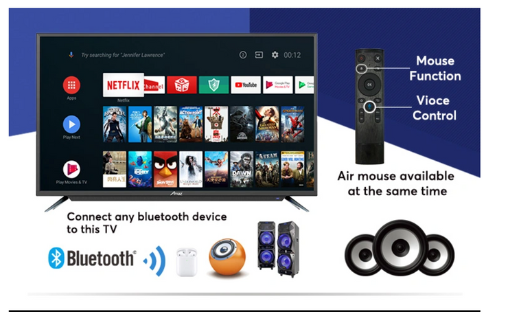 New Technology Blue-Tooth TV Flat Screen 4K LED Smart Television 65 Inch Smart OLED TV with Voice Remote Control