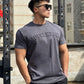 Camiseta de running para hombre, novedad de verano 2024, camisetas holgadas de algodón de manga corta para fitness, camisetas casuales para hombre, camisetas deportivas para gimnasio para hombre