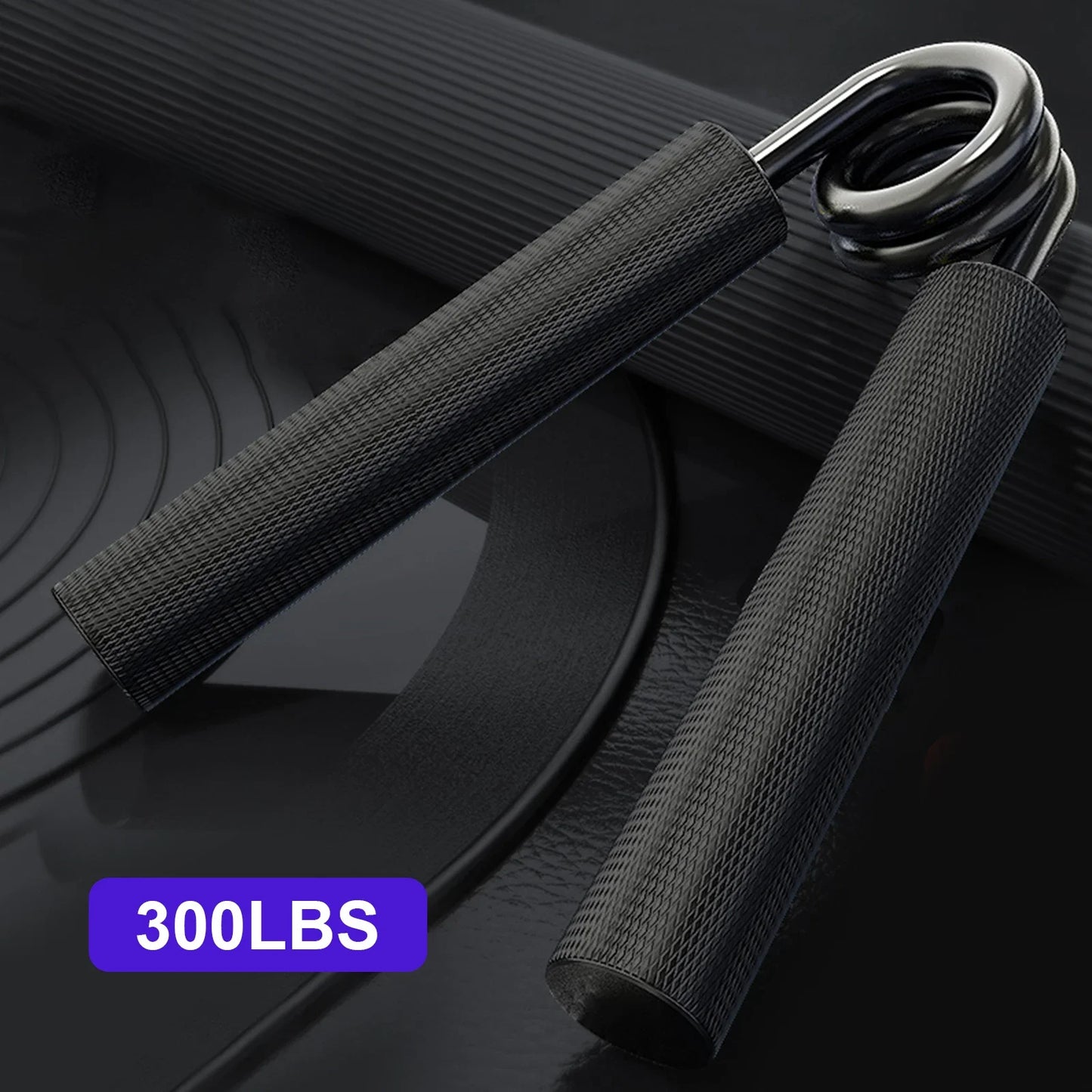 Entrenador de fuerza de agarre de 100 a 300 libras, 1 pieza, pinza de mano de metal para fitness, ejercitador de músculos del antebrazo antideslizante, ejercicio de rehabilitación de manos