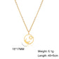 Lucktune Sun Moon Pendant Clavicle Chain Necklace Stainless Steel Bohemian Choker Necklace for Women Fashion New In Jewelry Gift
