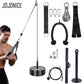 Système de poulie et câble de fitness à monter soi-même, accessoire de gymnastique réglable de 2,5 m, équipement d'entraînement pour les bras, les biceps, les triceps et les mains