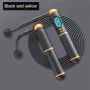 2 In 1 Multifun Skipping Rope With Digital Counter Speed Professional Ball Bearings And Non-slip Handles Jumps And Calorie Count