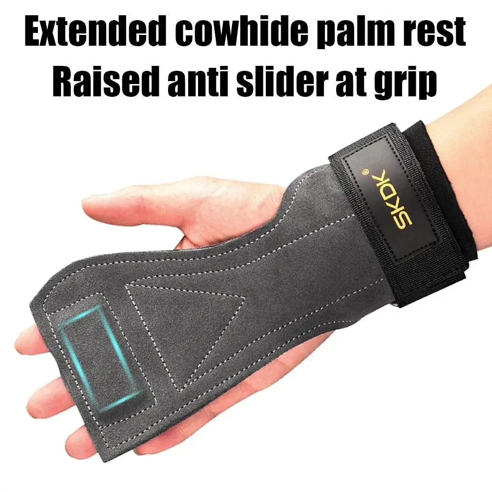 Lot de 2 gants de sport antidérapants et résistants à l'usure pour la protection des poignets et la force de préhension